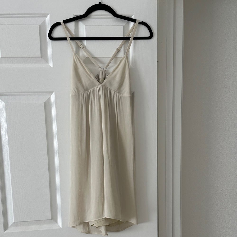 Alice + Olivia Cream High Low Dress
